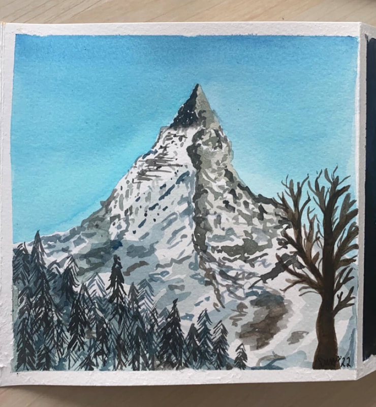 Sketch of the Matterhorn. 
