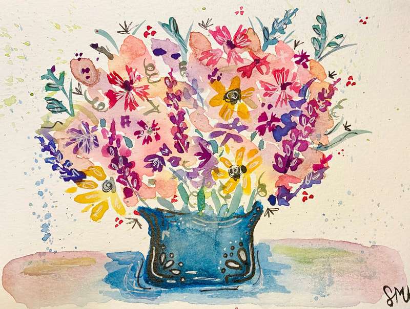 Flowers sketch.